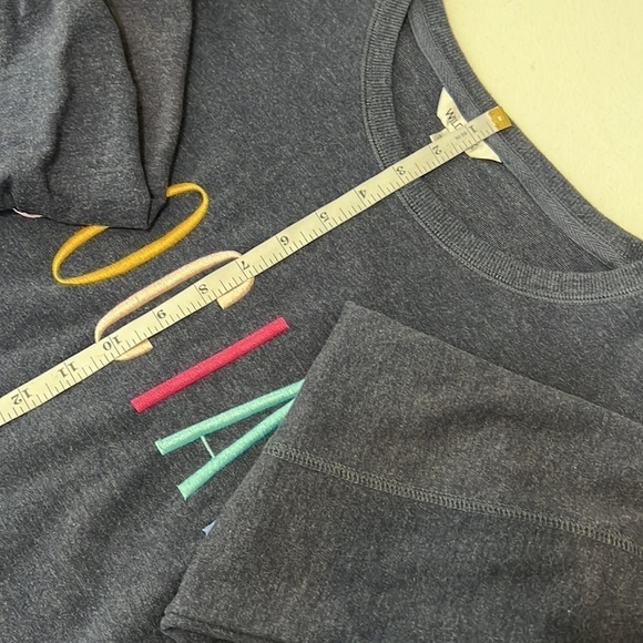 Wildfox "Social" Sweatshirt Blue Super Soft Sz L - Picture 7 of 11